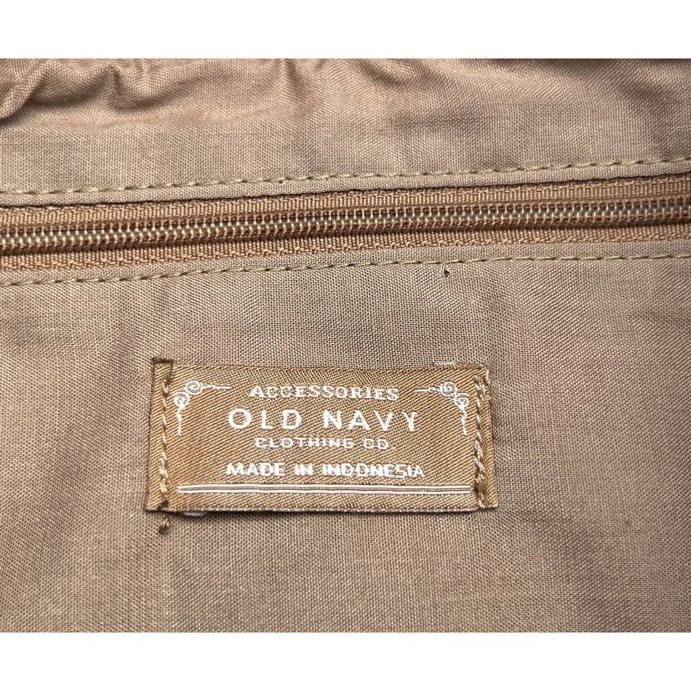 Old Navy Hobo Bag - Brown Suede like‎ material with Sherpa accent - Picture 6 of 6